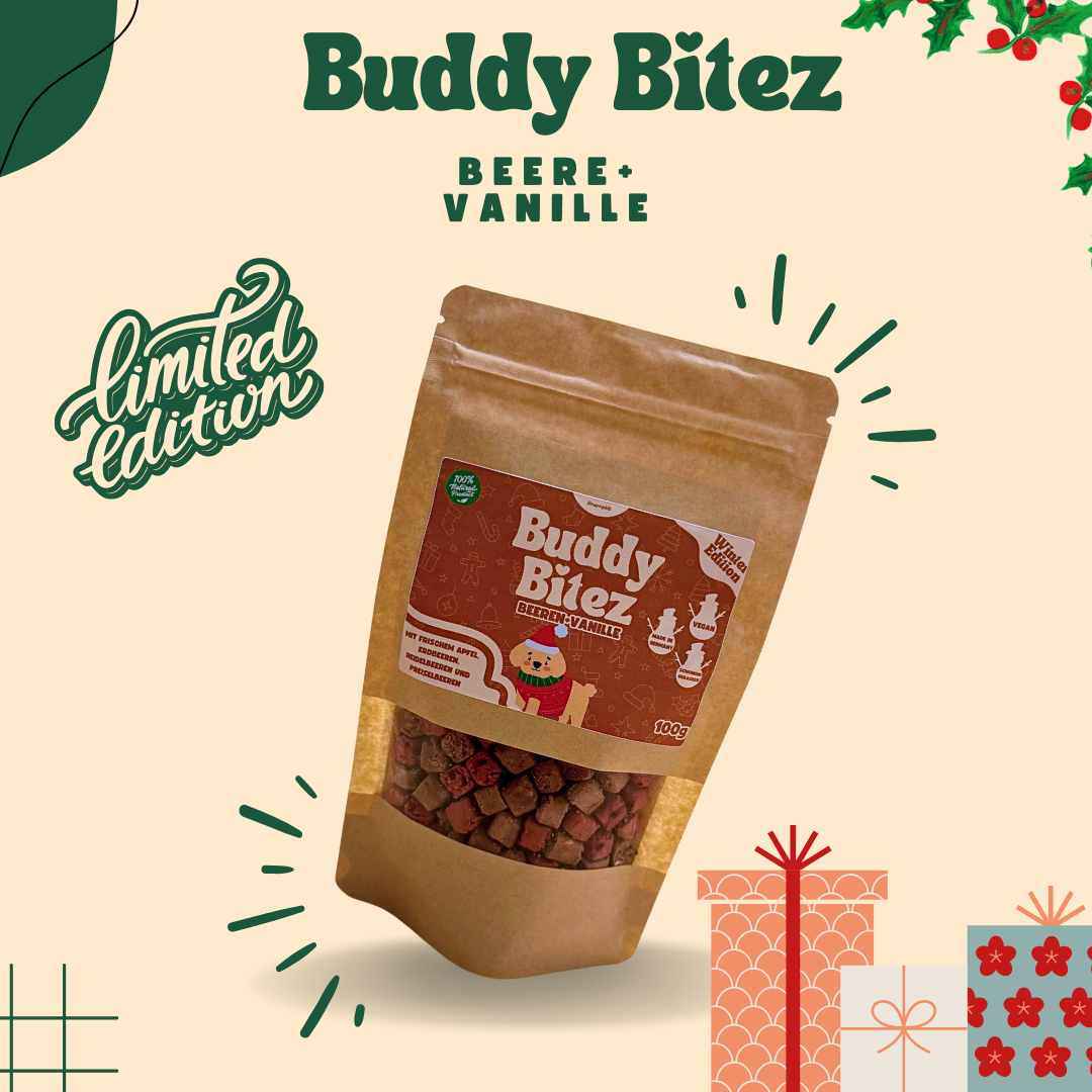 Buddy Bitez Beeren+Vanille Limited Edition