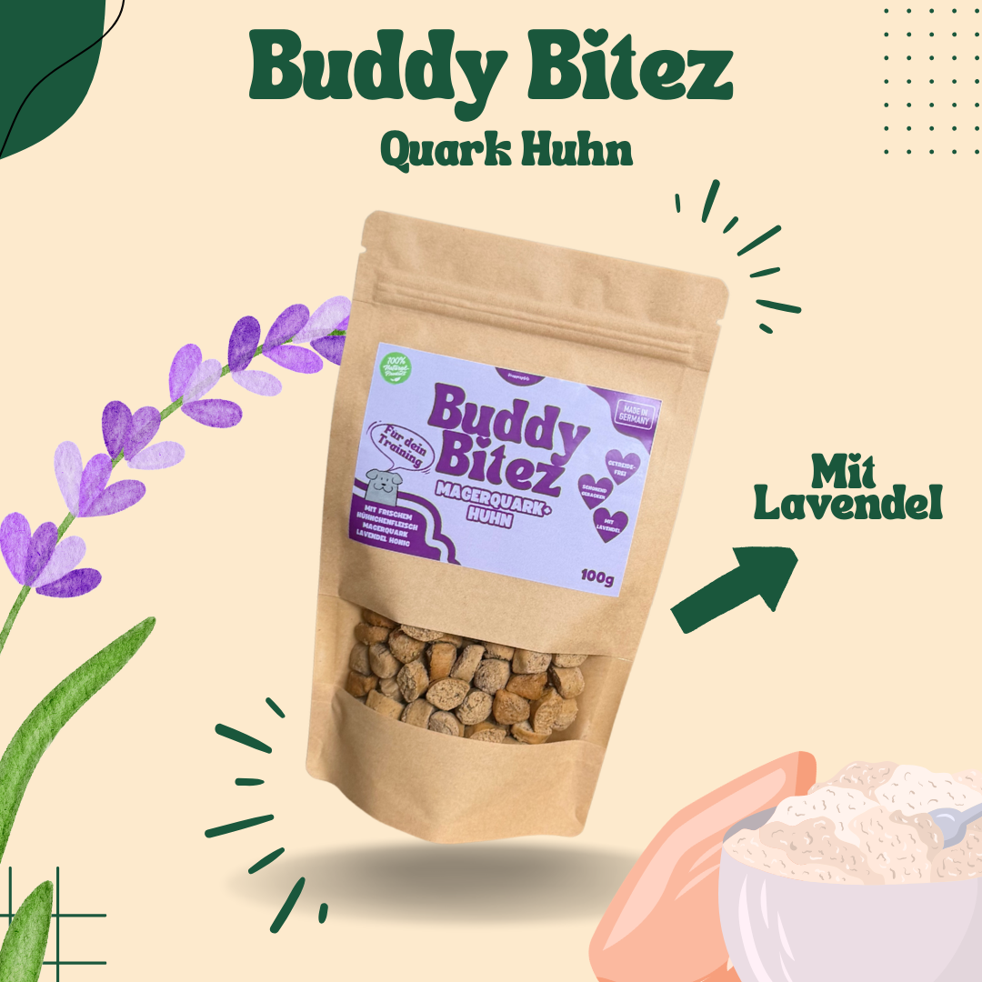 Buddy Bitez Quark+Huhn
