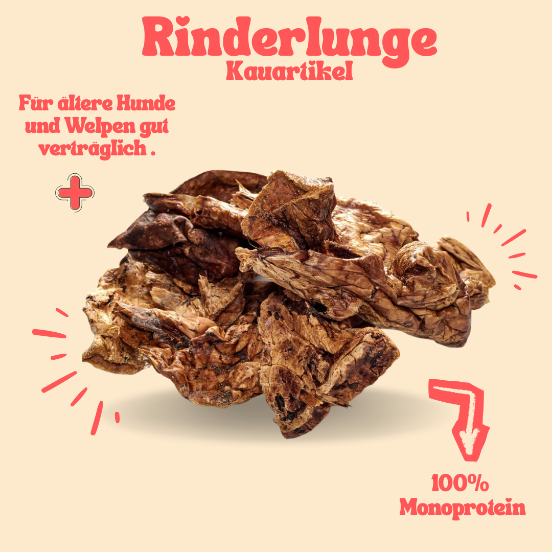 Rinderlunge Kauartikel