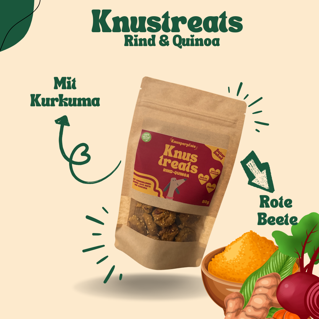 Knustreats Rind & Quinoa