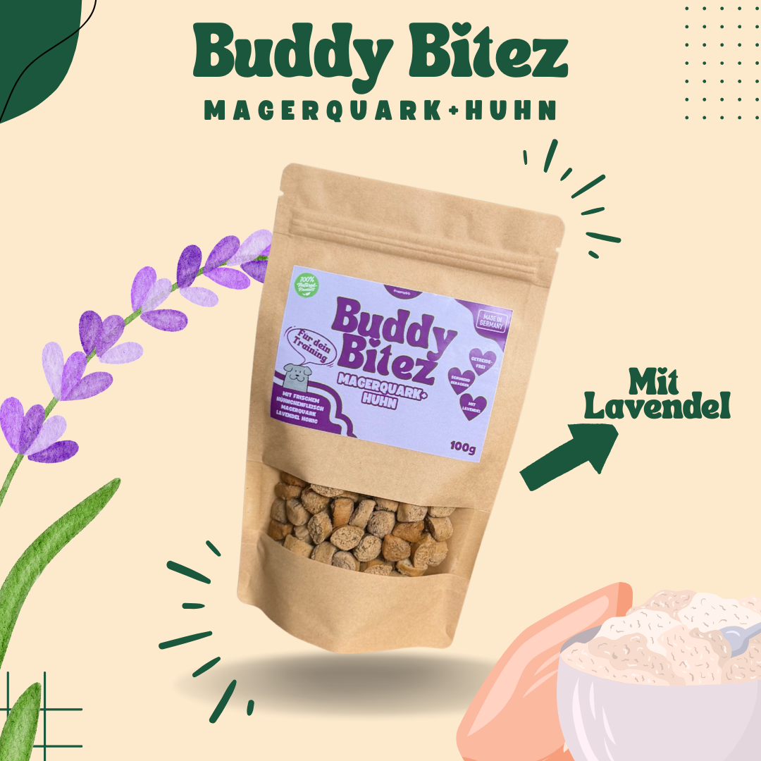 Buddy Bitez Quark+Huhn