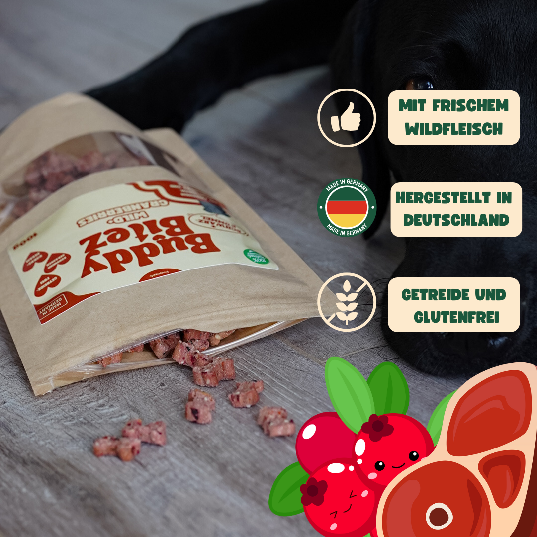 Buddy Bitez Wild+Cranberries