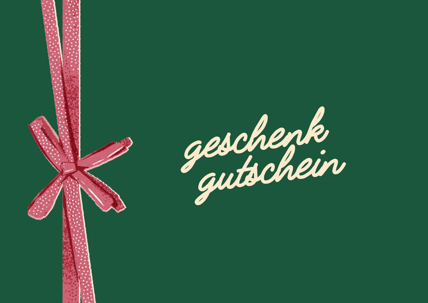 Digitaler Geschenkgutschein