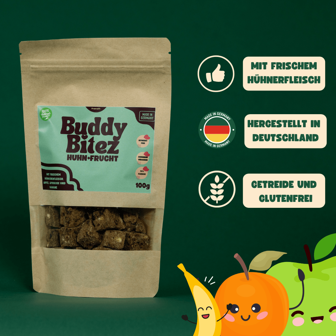 Buddy Bitez Huhn+Frucht - Knusperpfote