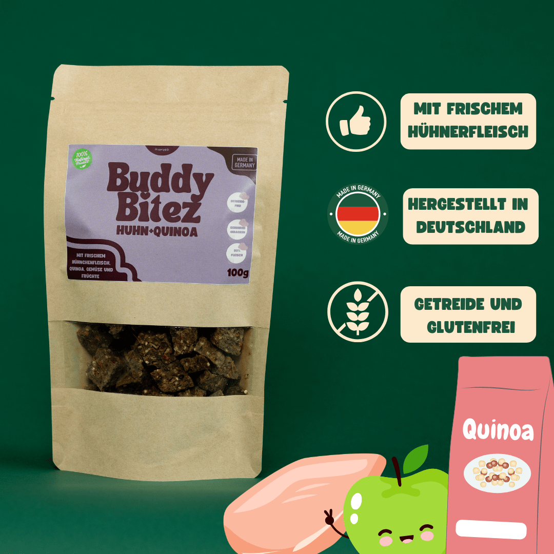 Buddy Bitez Huhn+Quinoa - Knusperpfote