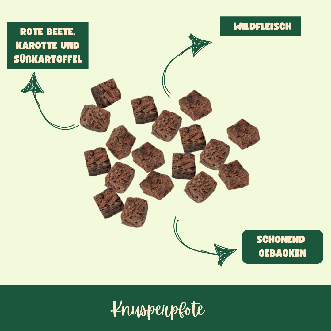 Buddy Bitez Wild+Gemüse - Knusperpfote