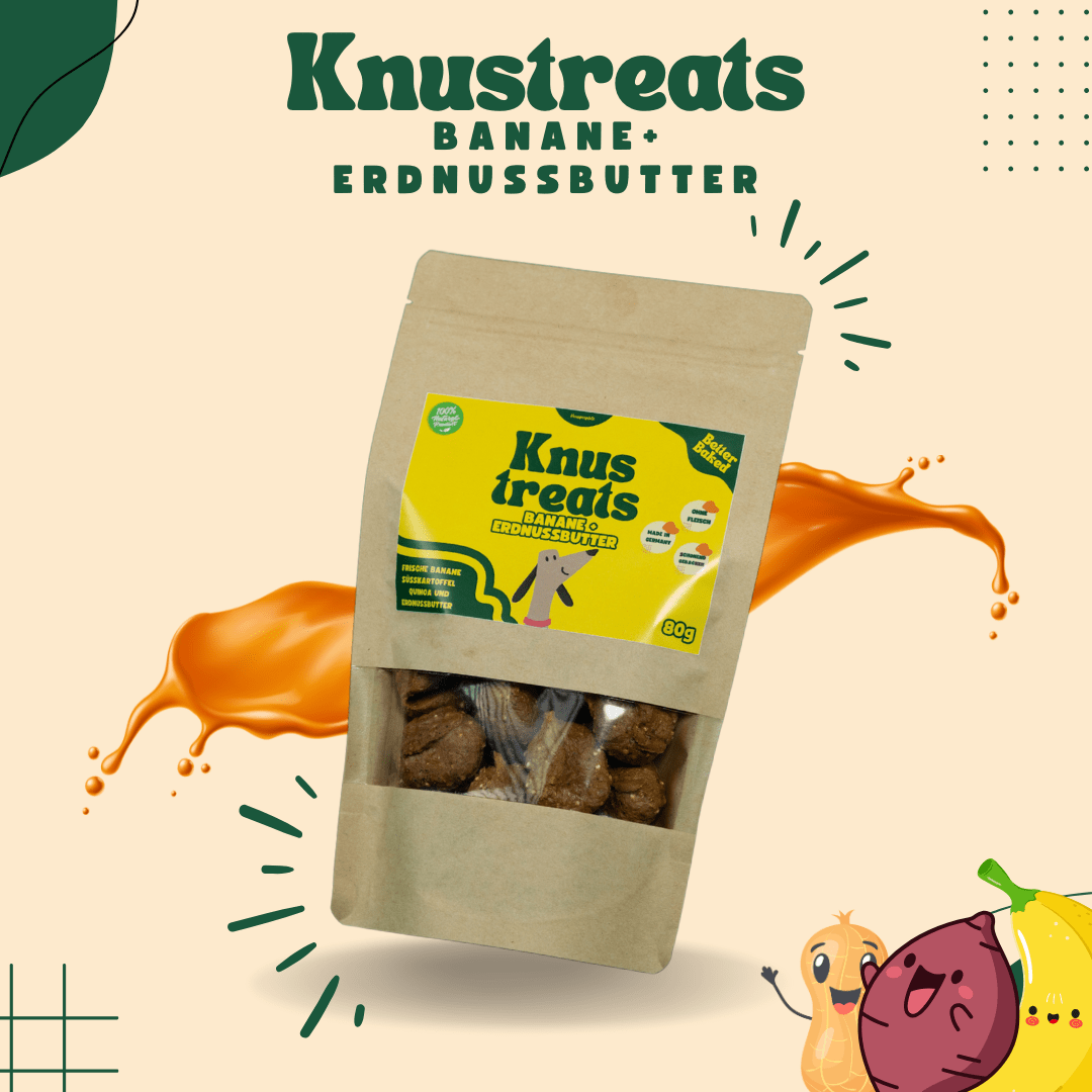 Knustreats Banane Erdnussbutter - Knusperpfote