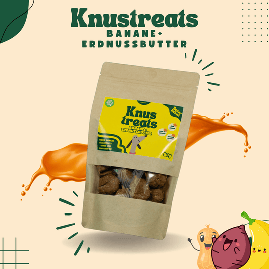 Knustreats Banane Erdnussbutter - Knusperpfote