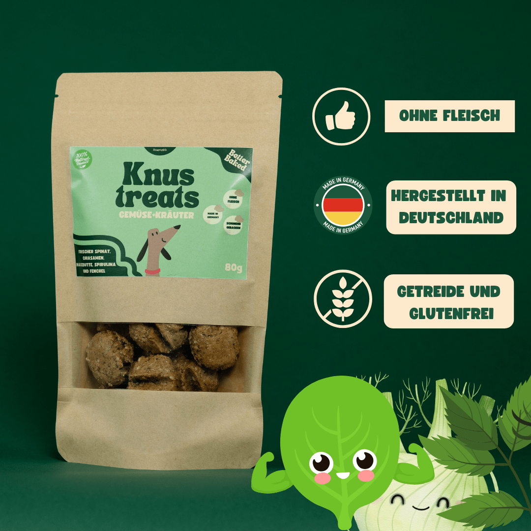 Knustreats Gemüse Kräuter - Knusperpfote