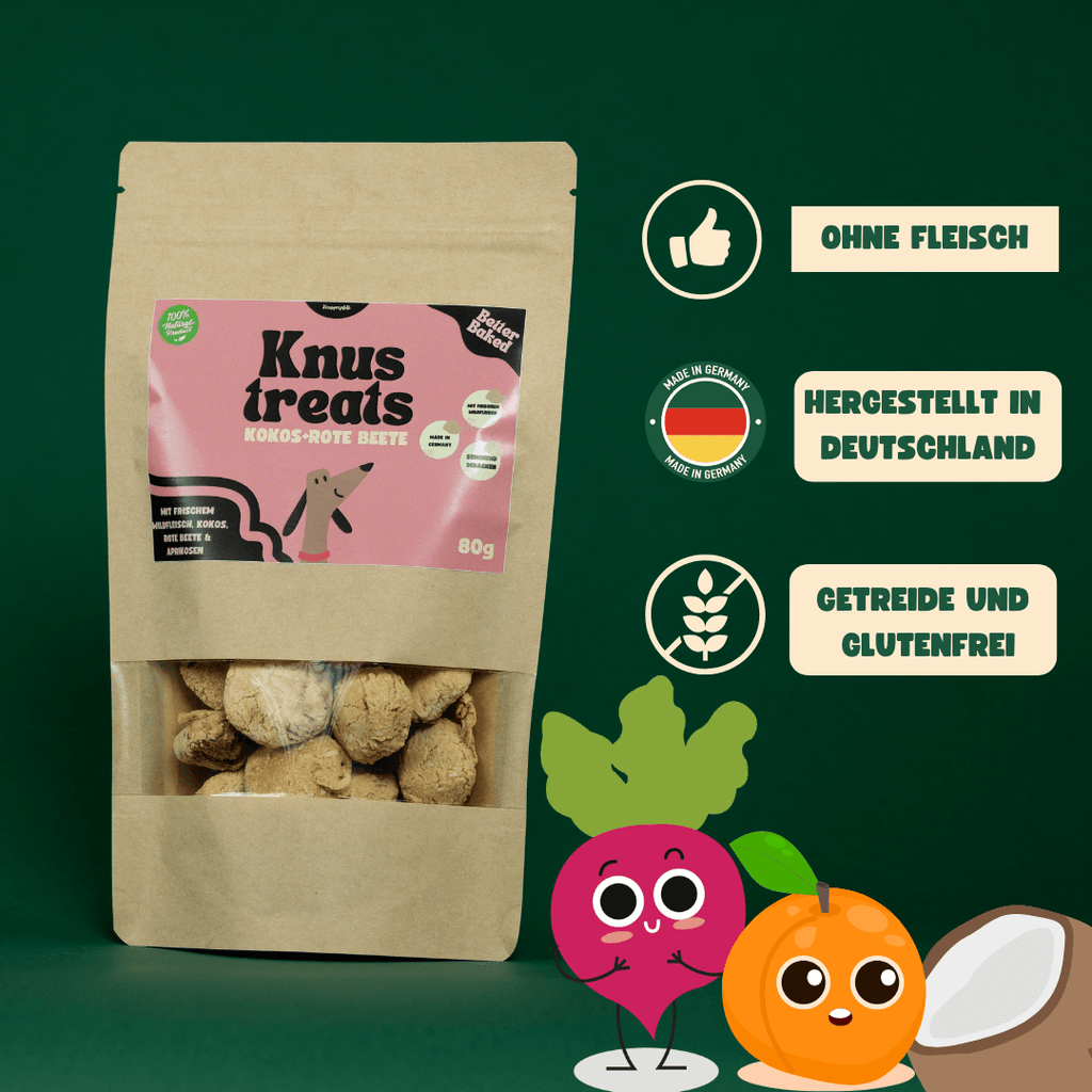 Knustreats Kokos Rote Beete - Knusperpfote