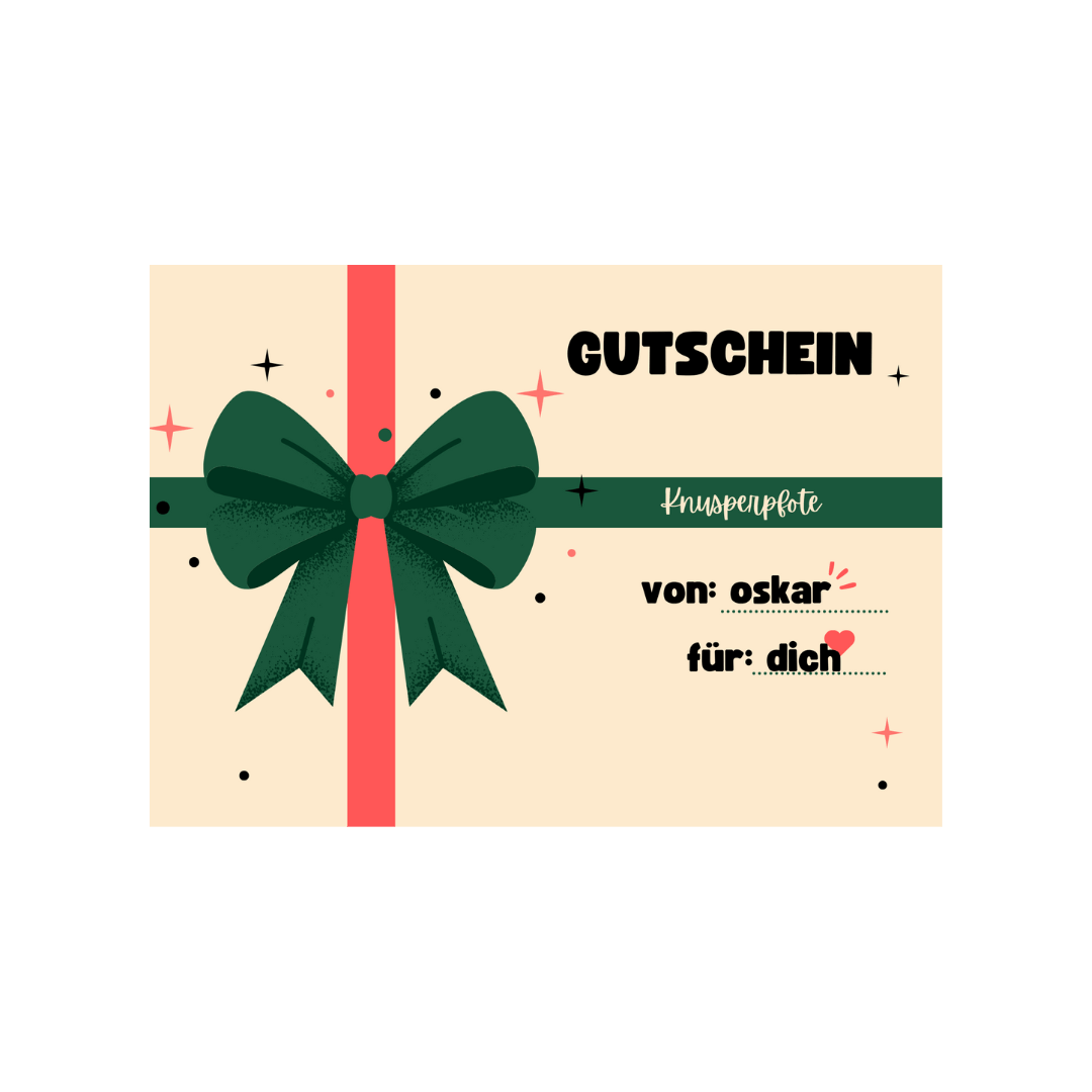 Oskar´s Gutschein - Knusperpfote